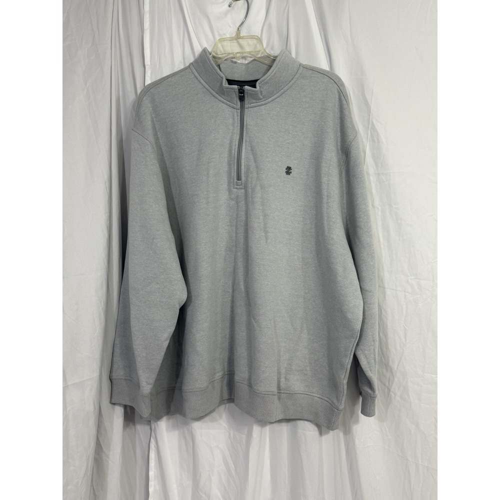 Izod Advanced Preformance Stretch Men's Sweatshirt, Size 3XL Grey Long Sleeve